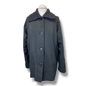 Maralyce Ferree Vintage 80s Women’s Fleece Lined All-Weather Button Down Coat S